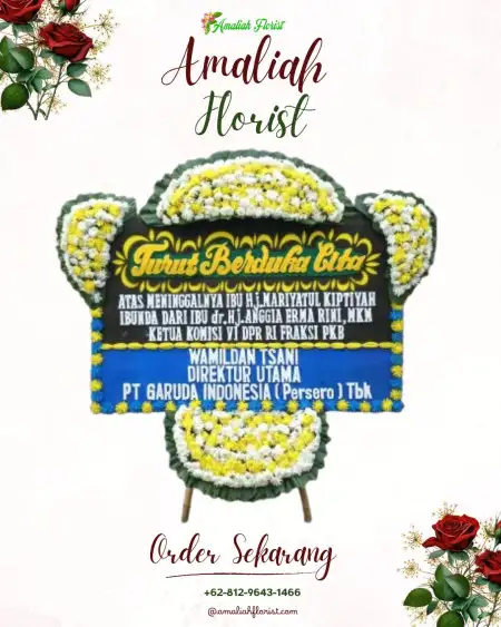 Papan Bunga Duka Afa Afa